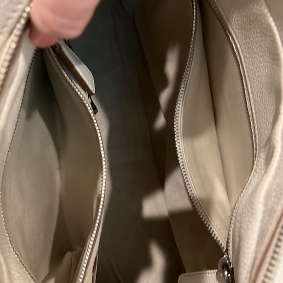 Authentic off-white leather Prada bag. Gently loved! Comes with dust bag. - Picture 9 of 10